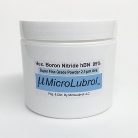 MICROLUBROL 8 oz Hexagonal Boron Nitride hBN Powder FINE 2.5 µ Micron