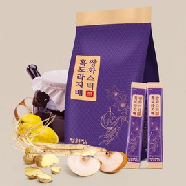 Jeongwonjang Black Bellflower Pear Ssanghwa Concentrate Stick Large Capacity 110 Packets, 3 Pieces / 정원장 흑도라지 배 쌍화 농축액 스틱 대용량 110포, 3개