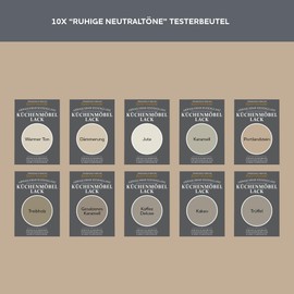 Rust-Oleum Küchenschränke Testerbox - Ruhige Neutraltöne - Seidenglanz