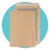 Triplast 10 x A4 C4 Manilla Hard Board Back Envelopes