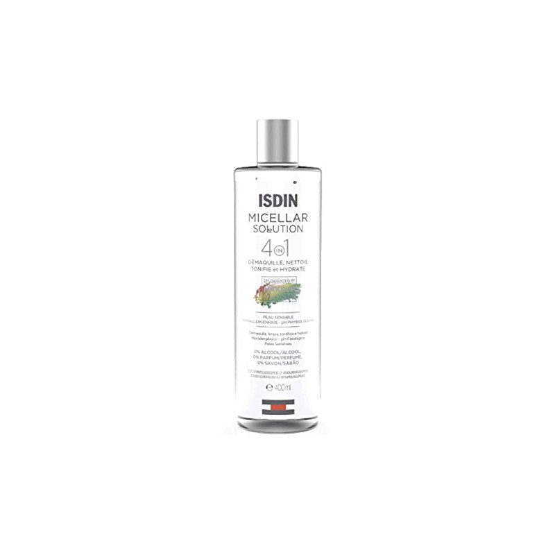 ISDIN Micellar Solution Limpiador facial 4 en 1 para pieles