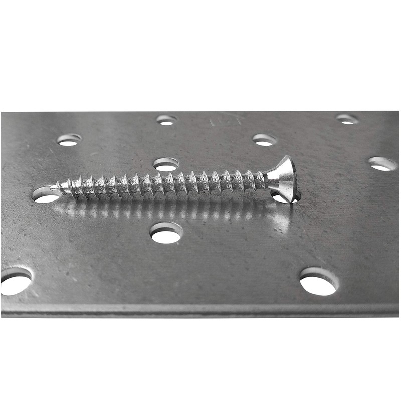 M4 Wood Screws Zinc Plated Long 1.5 inch (0.16" x1.57")