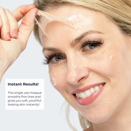 Alana Mitchell Anti Aging Collagen Facial Mask, Peel Off Face Mask Reduces Wrinkles & Fine Lines, Hydrating Face Masks, Tightening & Firming Skin Care, Collagen Face Mask for All Skin Types (0.63 oz)