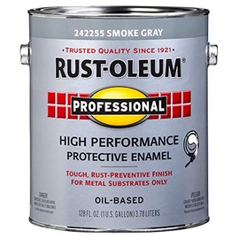 Rust-OLEUM 242255 Professional Gallon Gloss Smoke Gray Protective Enamel