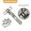 Furniware Pack of 2 Soft Close Cabinet Hinges, Middle Stop