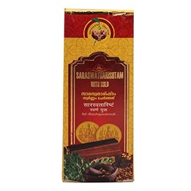 Vaidyaratnam Saraswatharishtam With Gold 100 ML (Pack Of 1)| Ayurvedic Products | Ayurveda Products | Vaidyaratnam Products