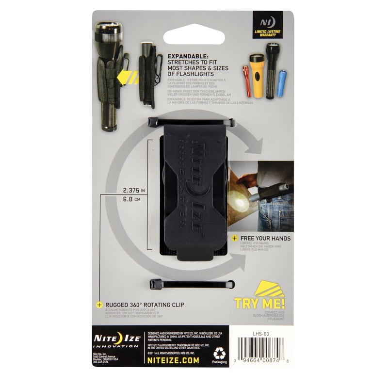 Niteize Universal Flashlight Holster (LHS-03)