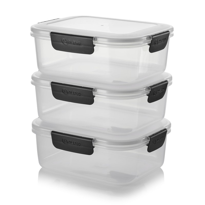 Alpha Designs | Meal Prep Containers Reusable Food Lunch Box