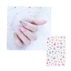 Healvian 10 Sheets Easter Themed Nail Stickers Press-on Nails 3D