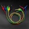 Hopbucan Pack of 5 Test Hooks Wire Stackable Banana Plug