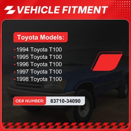 83710-34090 Speedometer Drive Cable Assembly Fits for 1994 1995 1996 1997 1998 Toyota T100 (83710-34090, 1pcs) (83710-34090-Fit4drive)