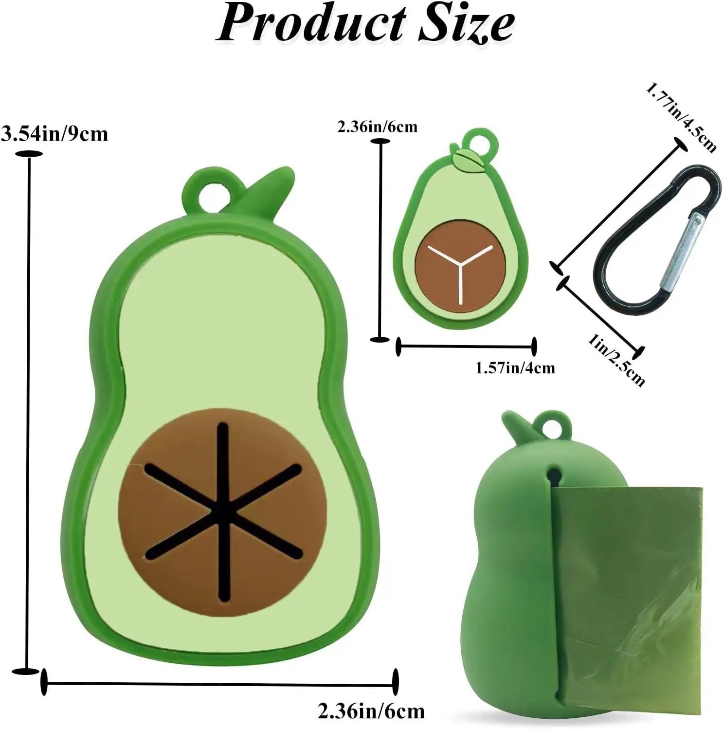 PawComfort Dog Poop Bag Dispenser – Secure Silicone Clip with Easy Access, Outdoor Pet Walking and Travel