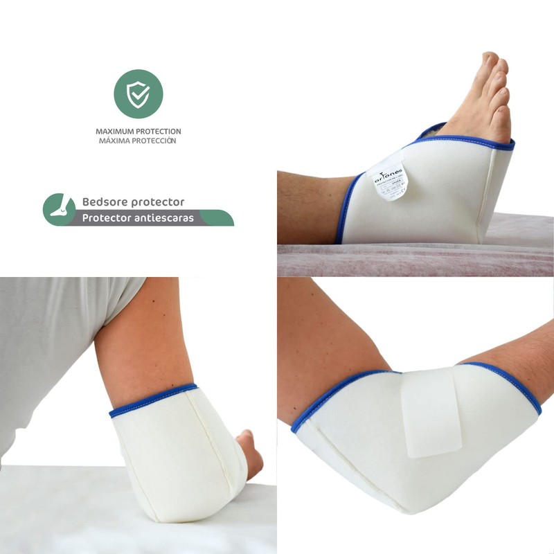 ORTONES | Fersenpolster, Fersenschoner Universal 1 Paar Anti-dekubitus | Fuß-