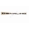 GMC 2pcs New Gloss Black DENALI HD Emblems Letters Fit