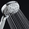 AquaSpa High Pressure 6-setting Luxury Handheld Shower Head – Extra