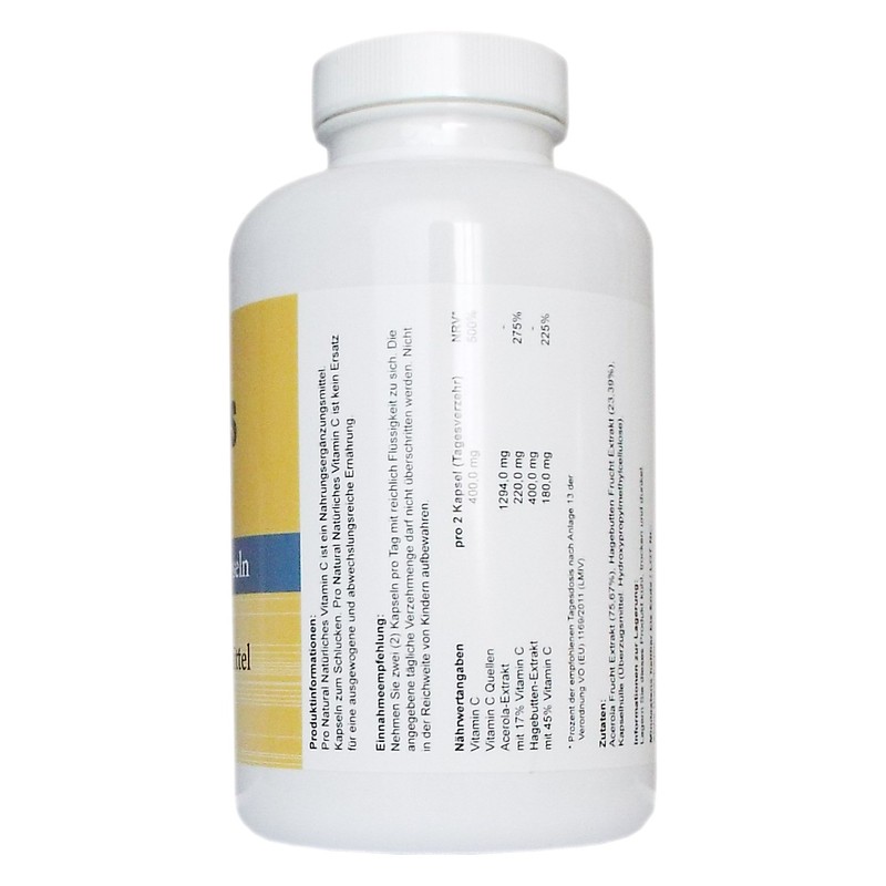 Natural Vitamin C - from Natural Sources Acerola Extract and
