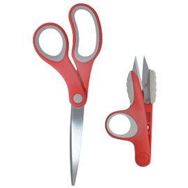 BASIX 2-Pack Craft Scissors (8in Shears/4in Thread Snips)