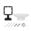 JASSFERRY Soap Dish Holder for Shower Black Wall Mounted Square