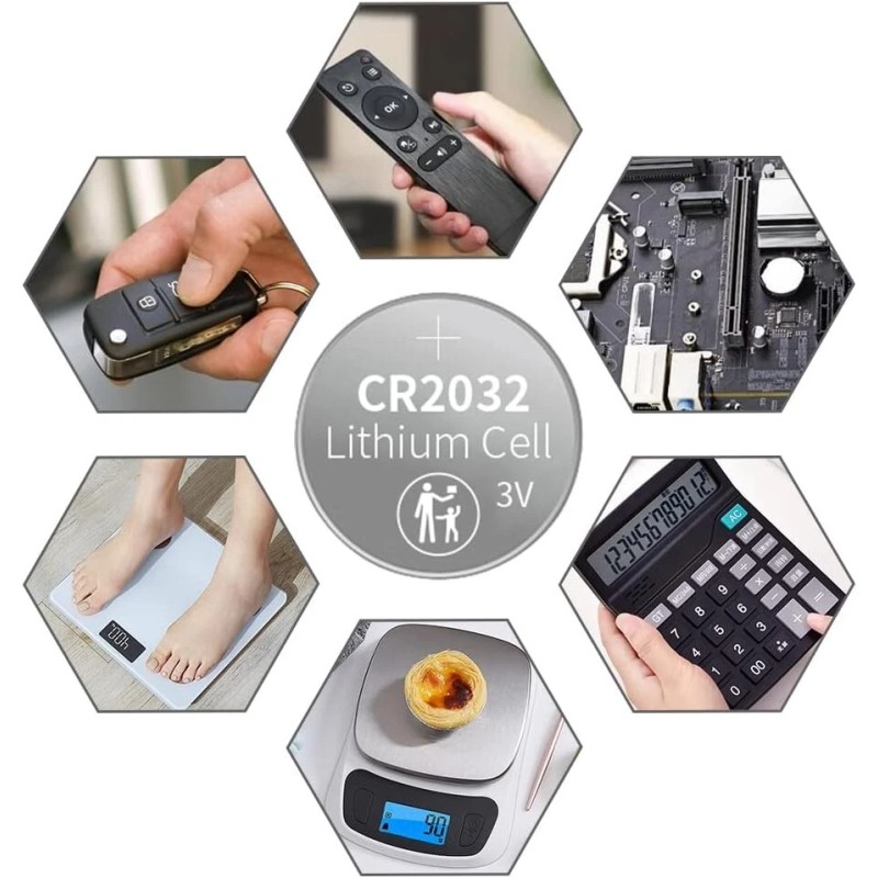 JUNPOWER/PGSONIC 5PCS JUNPOWER /PGSONIC CR2032/CR1620/ - CR2032-5PCS