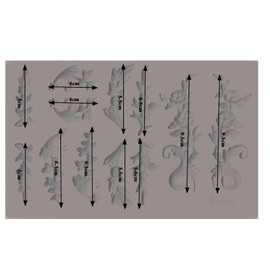 PRIMA MARKETING INC Redesign Mould 5X8 Deli, Delicate Flora