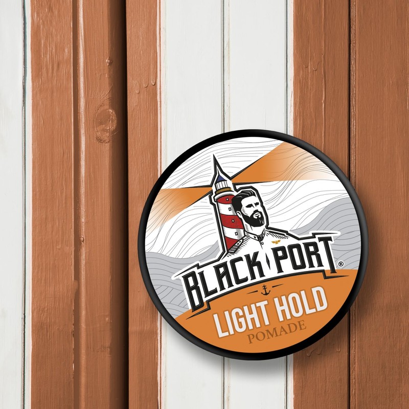 BlackPort - Pomada para Peinado de Cabello y Barba con