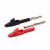 10Pcs Insulated Safety Multimeter Alligator Clips Electrical Test Tools with