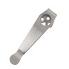 2 Pieces Knife Pocket Back Clip, 3-hole Titanium Alloy Deep