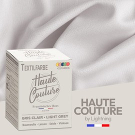 Haute Couture - Grey Textile Paint - Light Grey - 350g - All-in-One - Ready to Use for Clothing and Fabrics