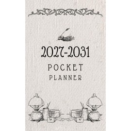 2027 -2031 Pocket Planner: 5 Year Calendar Schedule Agenda and Organizer January 2027 to December 2031 with holidays small size