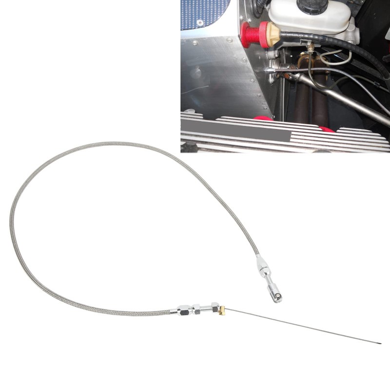 Throttle Cable, Akozon 36 Inch Stainless Steel Throttle Cable Replacement