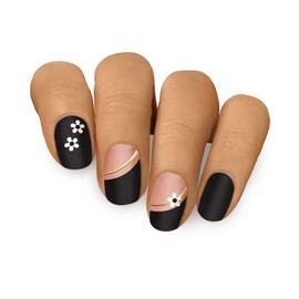 MOYOU LONDON Semi Cured Gel Nail Strips - 20 Pcs. Nail Wraps for Salon-Quality Manicure - Works with Any UV Nail Lamp - Easy to Apply, Trim, & Remove Gel Nail Stickers