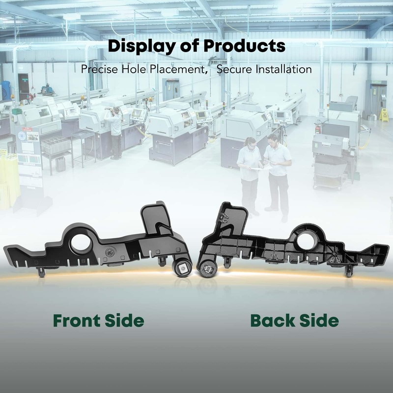 YHTAUTO Front Right Passenger Side Bumper Guide Bracket Compatible with