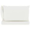 vidaXL Pallet Sofa Cushions 3 pcs Cream White Fabric
