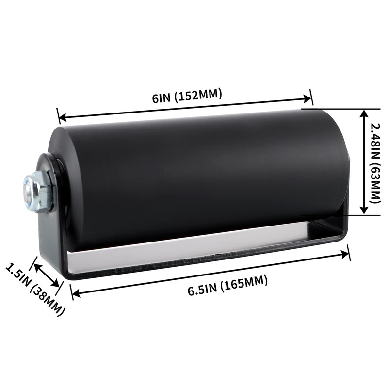 Skelang Slide Gate Guide Roller, 6" Rolling Gates Guider with