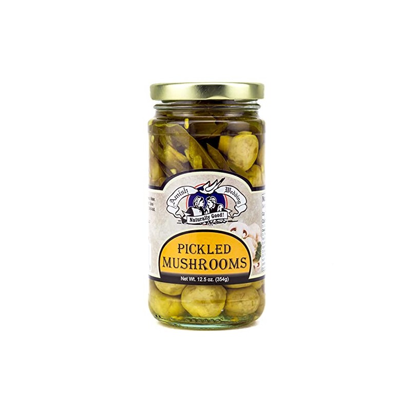Amish Wedding Pickled Mushrooms 12.5 oz