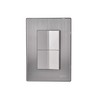 iGoto INOX1010 apagador con de 1.5 módulos, Acero Inoxidable, Color