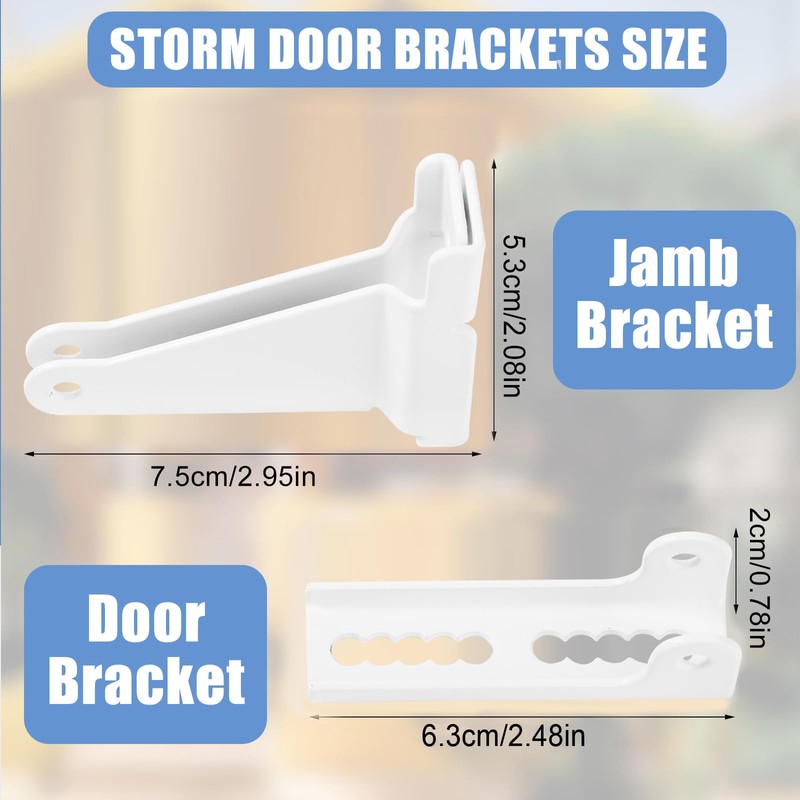 Storm Door Closer Bracket?Repair Jamb Bracket Compatible with Andersen?Durable Screen
