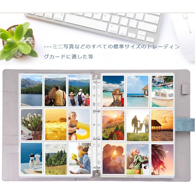 WSKTOP Trading Card File, Supports 2 Holes, 3 Holes, 4