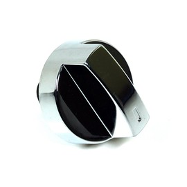 Flavel Leisure Silver Cooker Hotplate Control Knob - Genuine part number 450920385