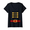 Womens Toy Soldier Military Uniform - Nutcracker Costume V-Neck T-Shirt