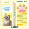 ZZBUY Cats Against Anxiety Cards, 50 Affirmation Cards for Anxiety