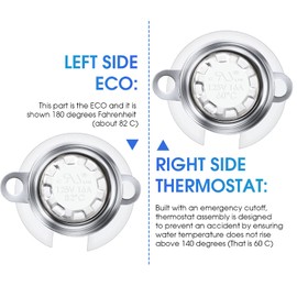 Handylife RV Water Heater Thermostat Assembly, ECO Thermostat Replacement Part for Atwood 91447, Water Heater Service Emergency Repair Parts for RV