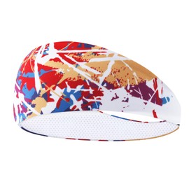 Men's Headband, 3.9 inches (10 cm), Headband, Sweatband, Sports, Smooth, No Tightening, Unisex, Soccer, Baseball, Basketball, Yoga, Various Variations, Colorful, E