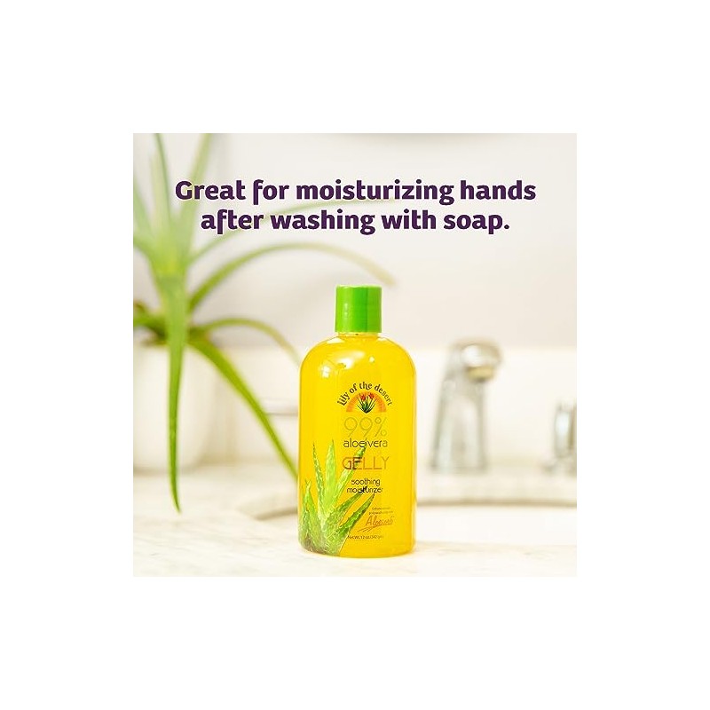Lily of the Desert Aloe Vera Gelly Bottle, 12 Ounce