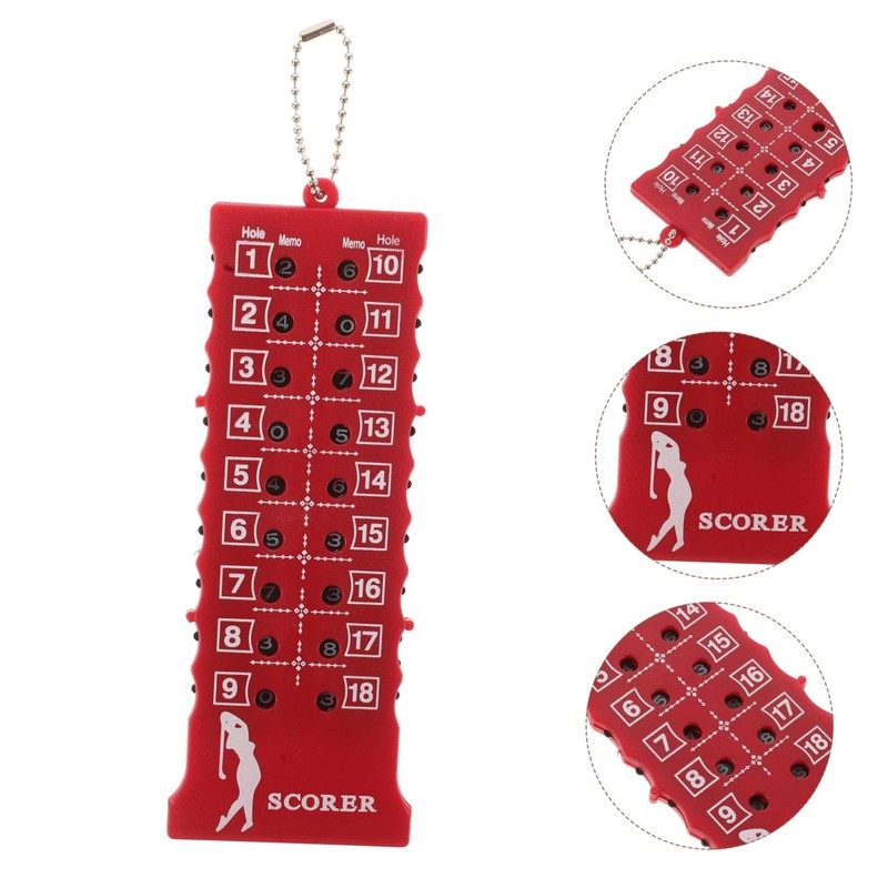 GRIRIW 18Hole Golf Score Counter Compact Stroke Tracker for Tournaments
