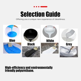 Polyurethane Waterproof Coating,35.2OZ,Eco-Friendly Waterproof Sealant,Polyurethane Coating for Roofs,Walls,Garden,Gutter,Concrete Cracks Holes Leak Repair (1000g,White)