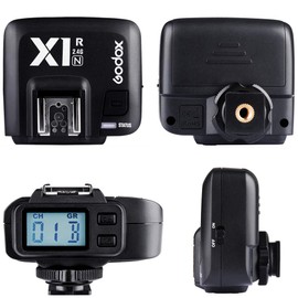 Godox X1R-N TTL Wireless Flash Trigger Receiver for Nikon，2.4G Wireless TTL 1/8000s Remote Flash Receiver Shutter Release