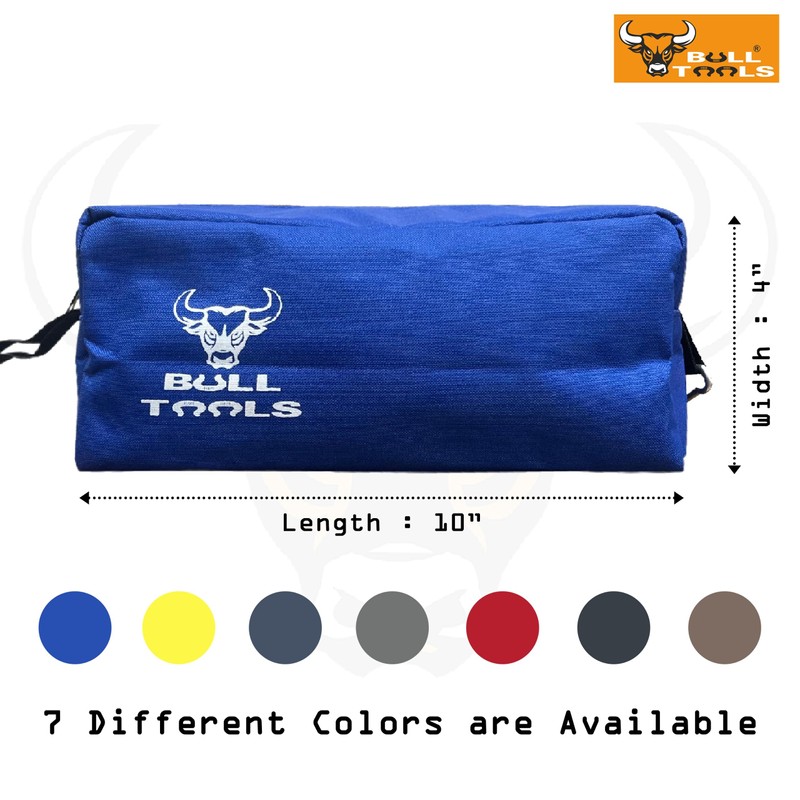 Pack of 7 Tool Pouch Zipper Bags, Waterproof, Heavy-Duty Ballistic