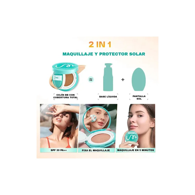 Minimeli Base De Maquillaje Alta Cobertura Crema Bb Spf30
