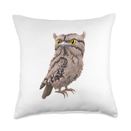 Ghost Bird Potoo ! Ghost Bird Throw Pillow, 18x18, Multicolor